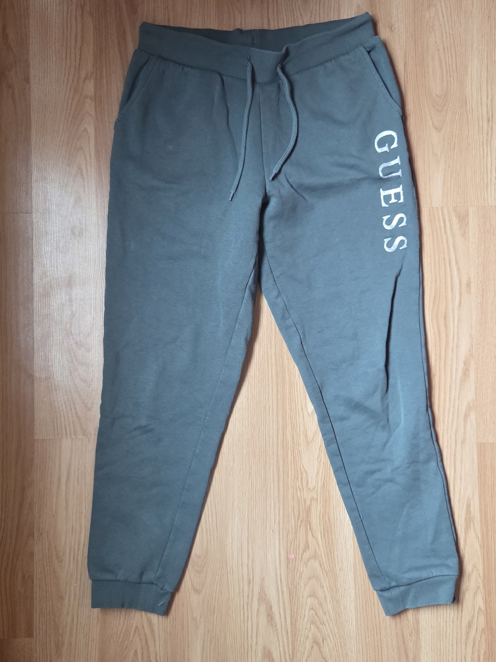 GUESS Womena Teal Green Drawstring Joggers